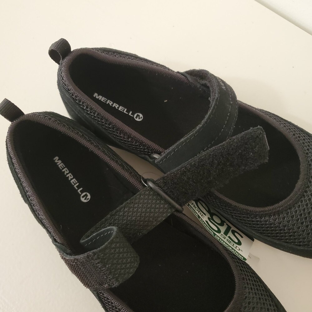 Merrell Mesh Mimosa Breeze Mary Jane MJ Women's Girls Black 5.5 Breathable - Picture 8 of 11